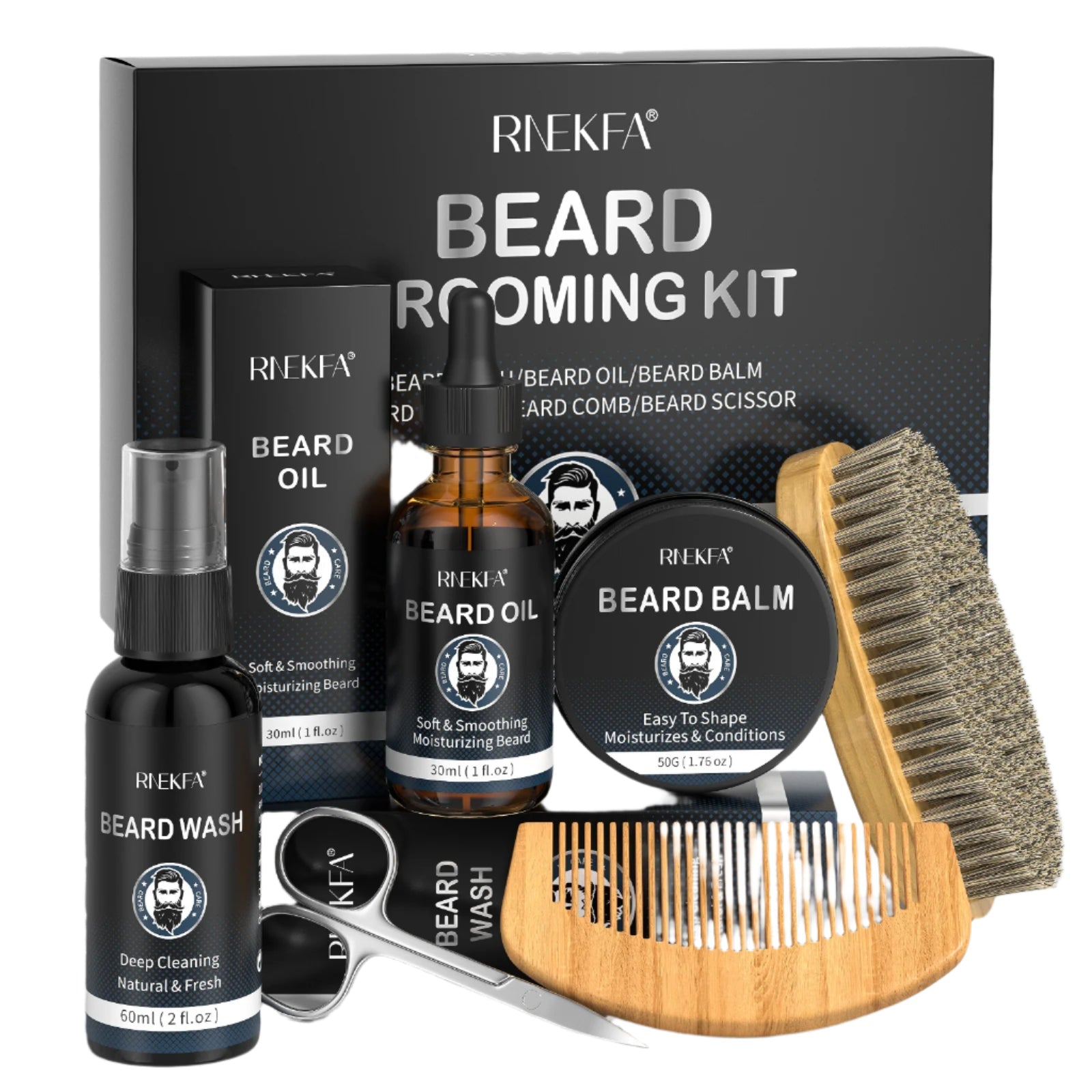 Beard Grooming Kit for Men Trimming & Care Set-0