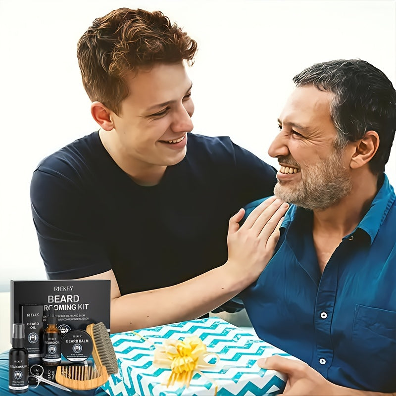 Beard Grooming Kit for Men Trimming & Care Set-3