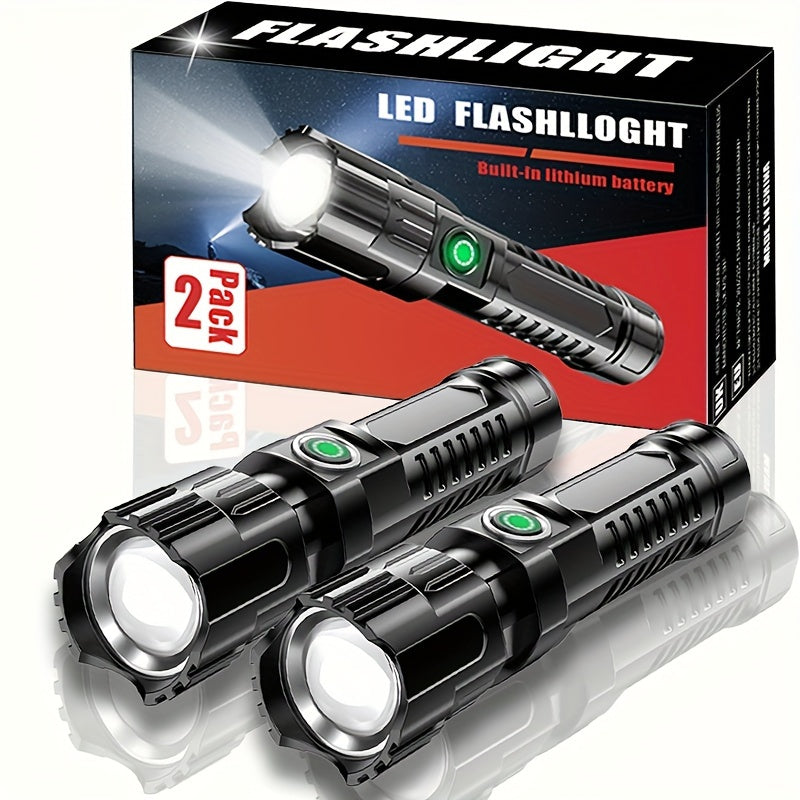 2-Pack Ultra-Bright 350 Lumen LED Flashlights-2