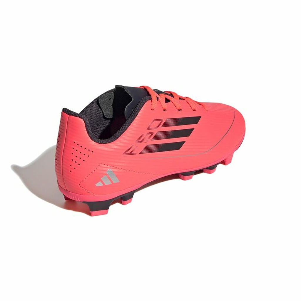 Childrens Football Boots Adidas F50 Club FxG Pink Crimson Red-2