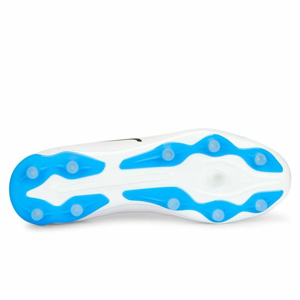 Childrens Football Boots Puma Ultra 5 Match It + Mid White-8