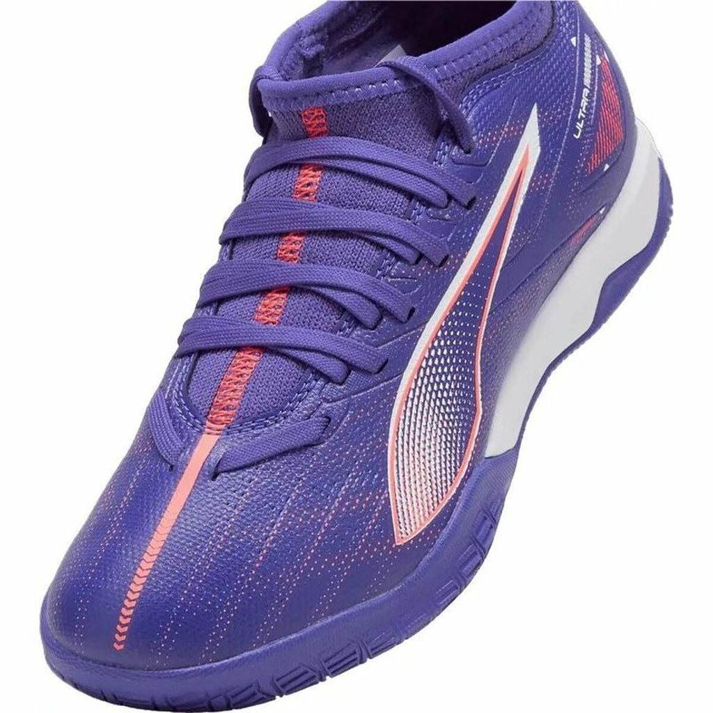 Childrens Football Boots Puma Ultra 5 Match It + Mid White-1