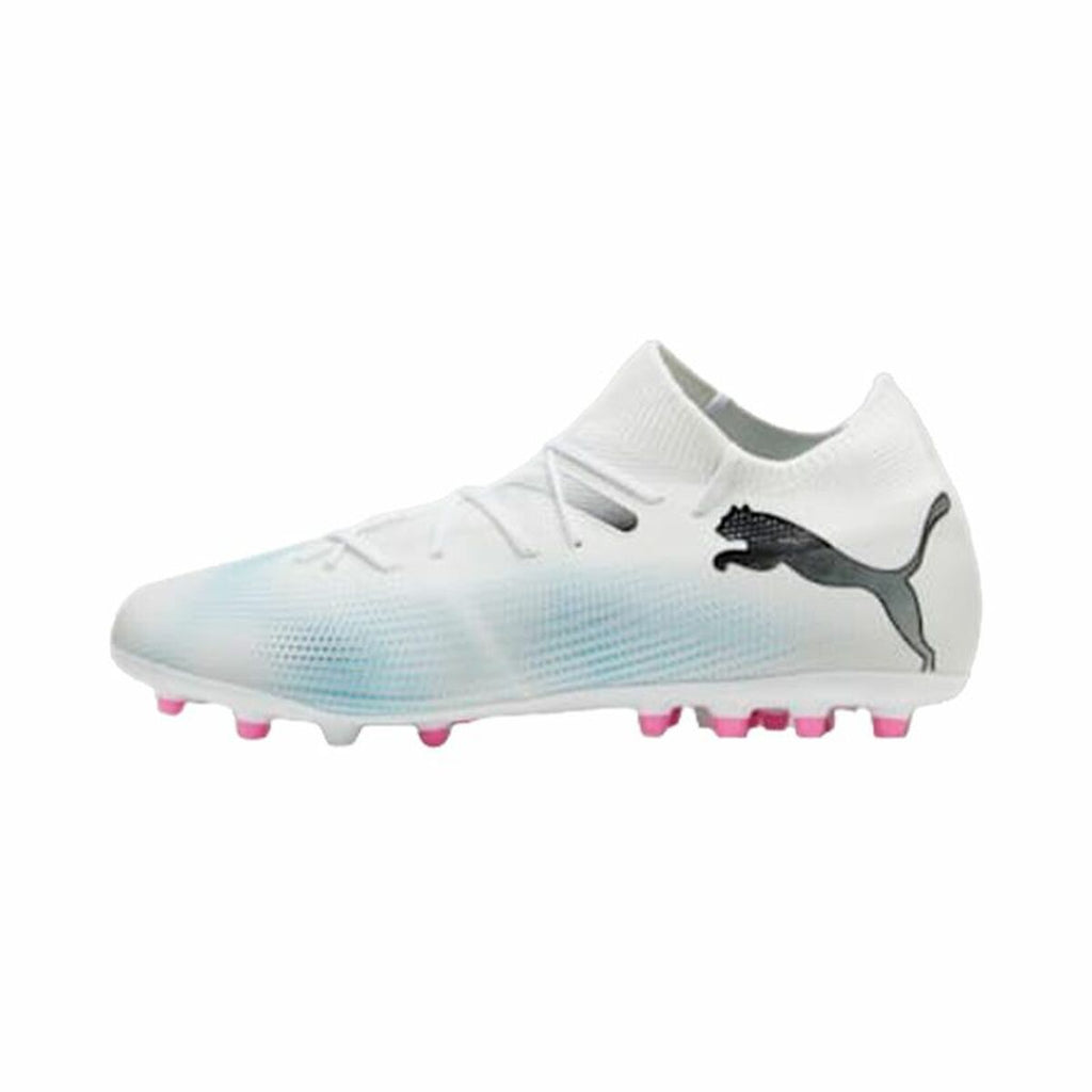 Adult's Football Boots Puma Future 7 Match MG White Black-0