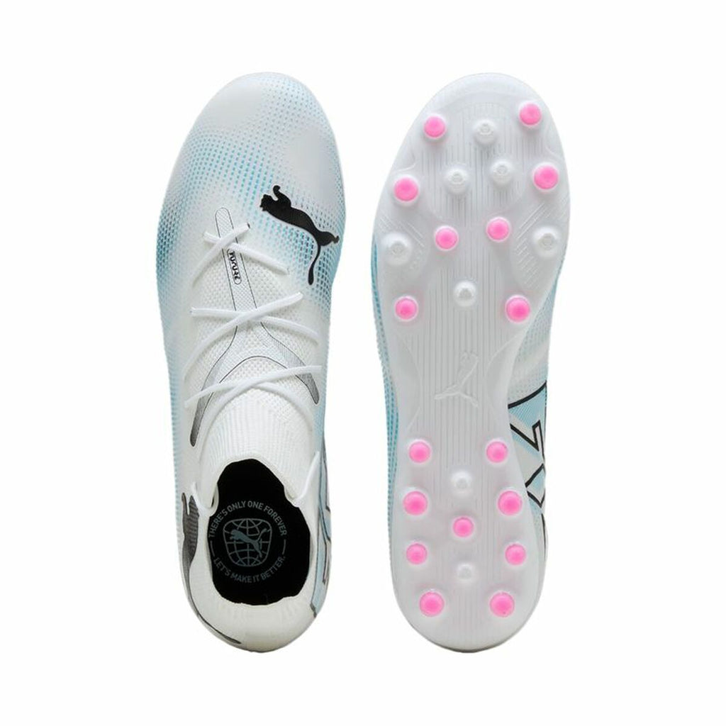 Adult's Football Boots Puma Future 7 Match MG White Black-2