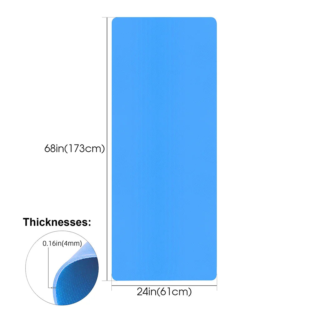 NNETM Anti-Skid EVA Yoga Mat for Fitness & Pilates (4mm)-2