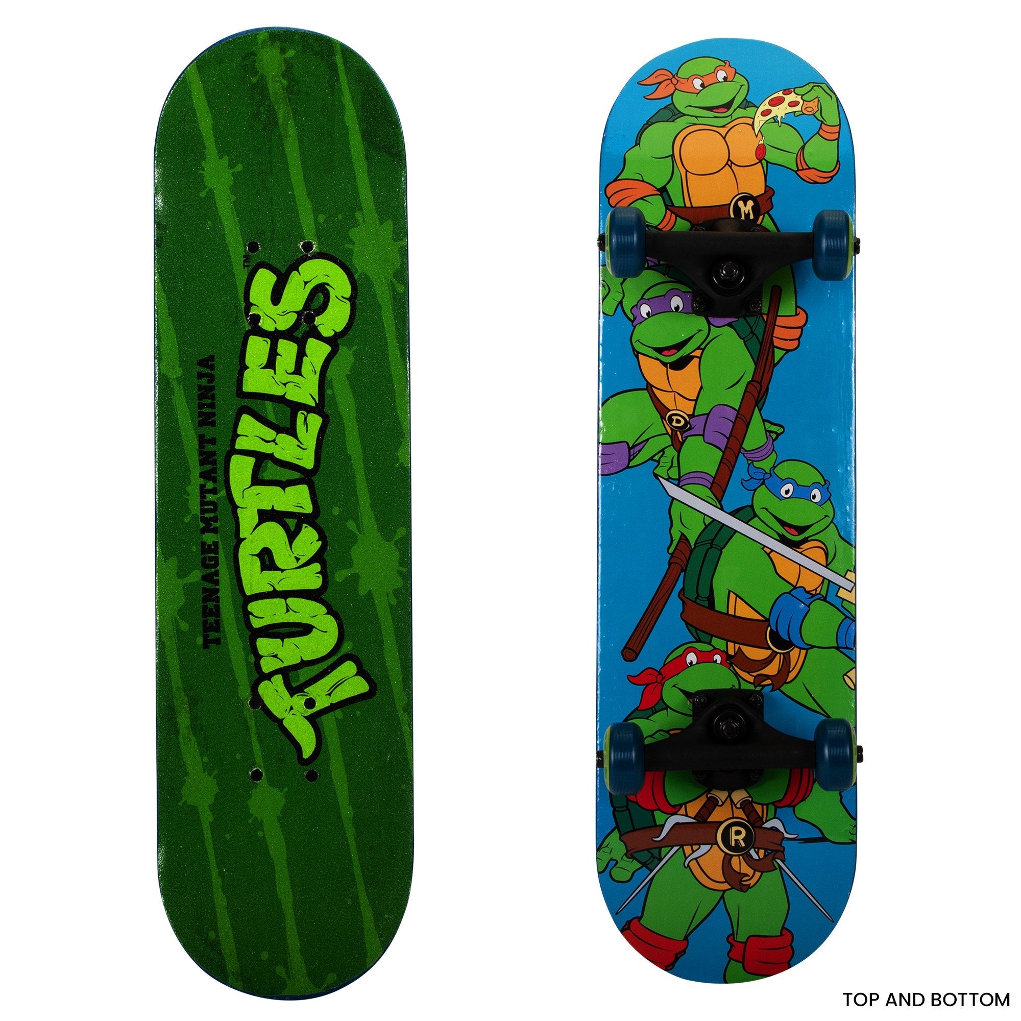 NNEDPE Teenage Mutant Ninja Turtles 28-inch Turtle Time Popsicle Skateboard-1