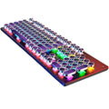 Retro Punk Mechanical Gaming Keyboard RGB Backlit-0