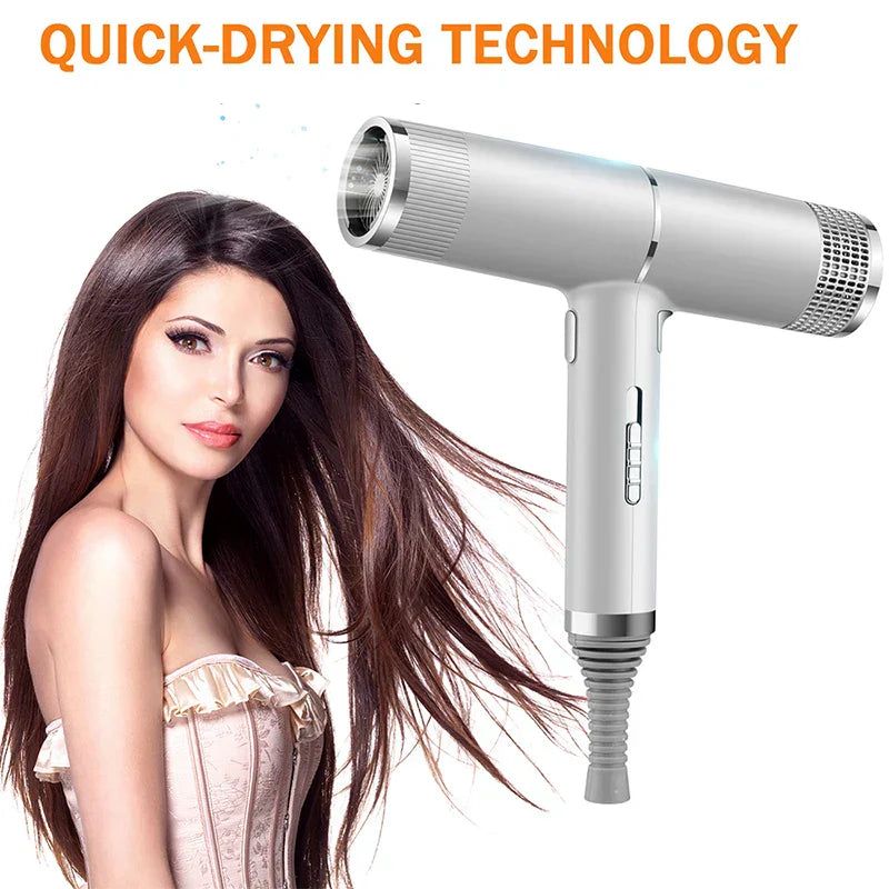 NNEOBA Strong Wind Hair Dryer with Blue Light & Anion Technology-1
