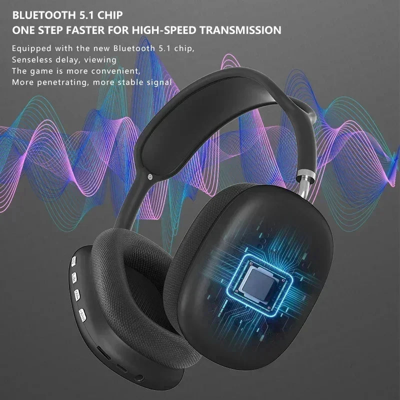 NNEOBA Wireless Bluetooth Gaming Headset Black-2