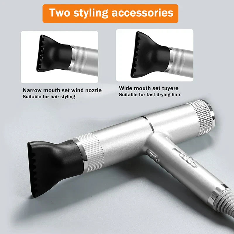 NNEOBA Strong Wind Hair Dryer with Blue Light & Anion Technology-3