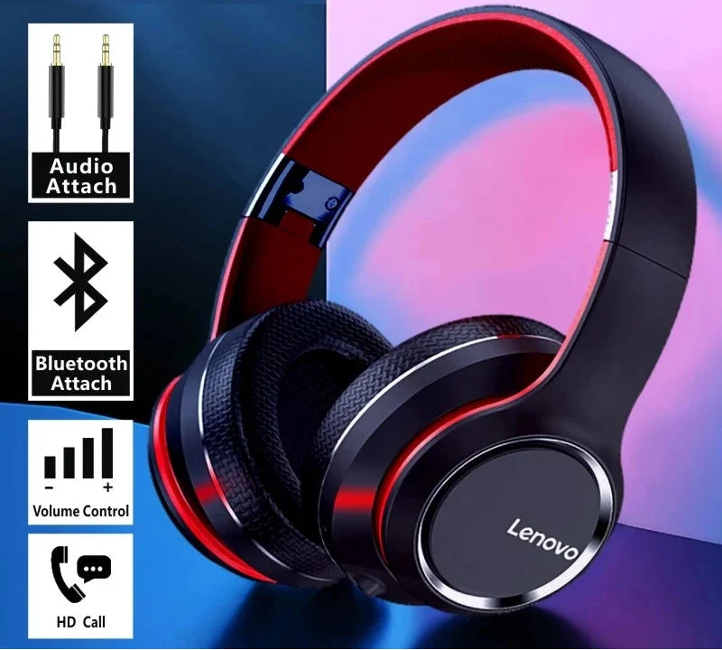 NNEOBA Over-Ear Foldable Wireless Headphone Black-1