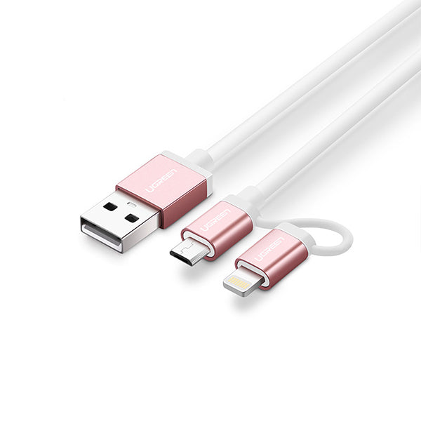 NNEDSZ Micro-USB to USB Cable with Lightning Adapter 1.5M (30471)-0
