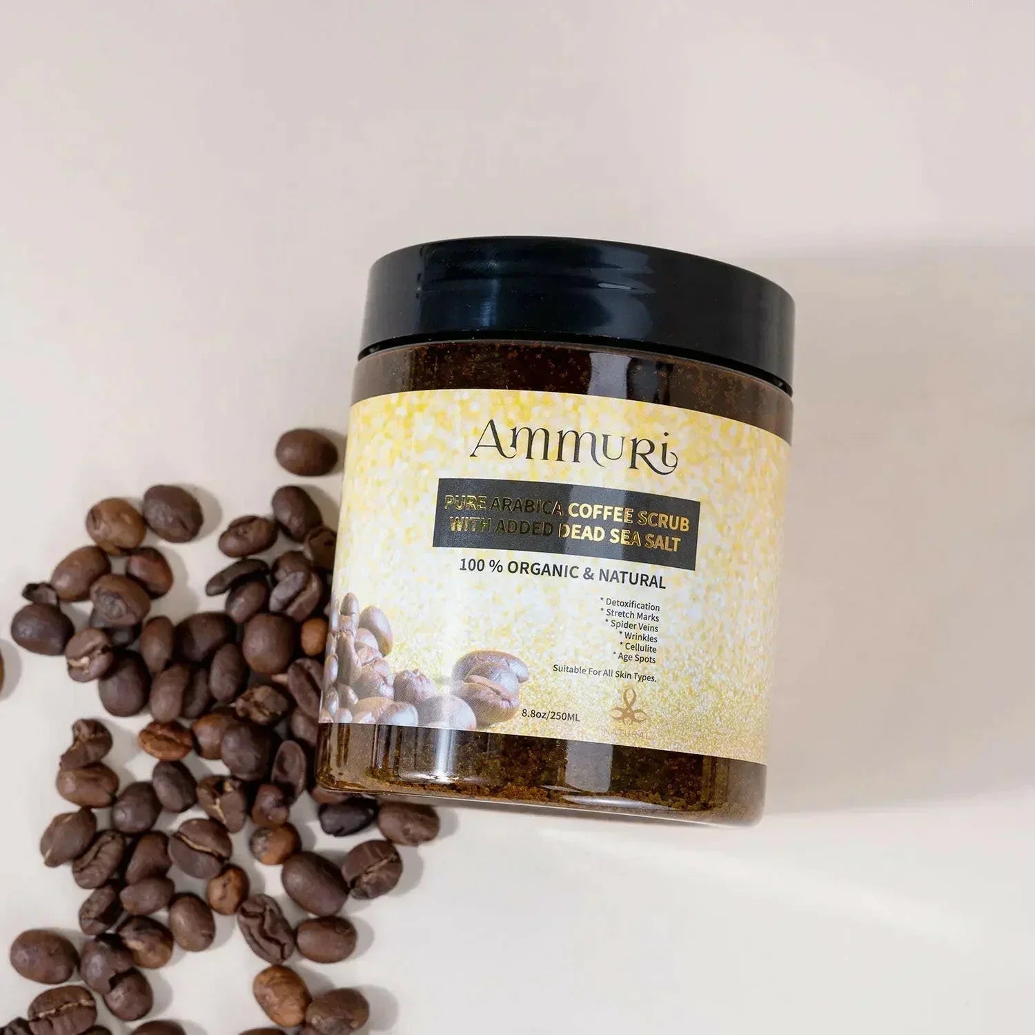 Ammuri Organic Coffee Scrub for Skin - Arabica Face Mask-4