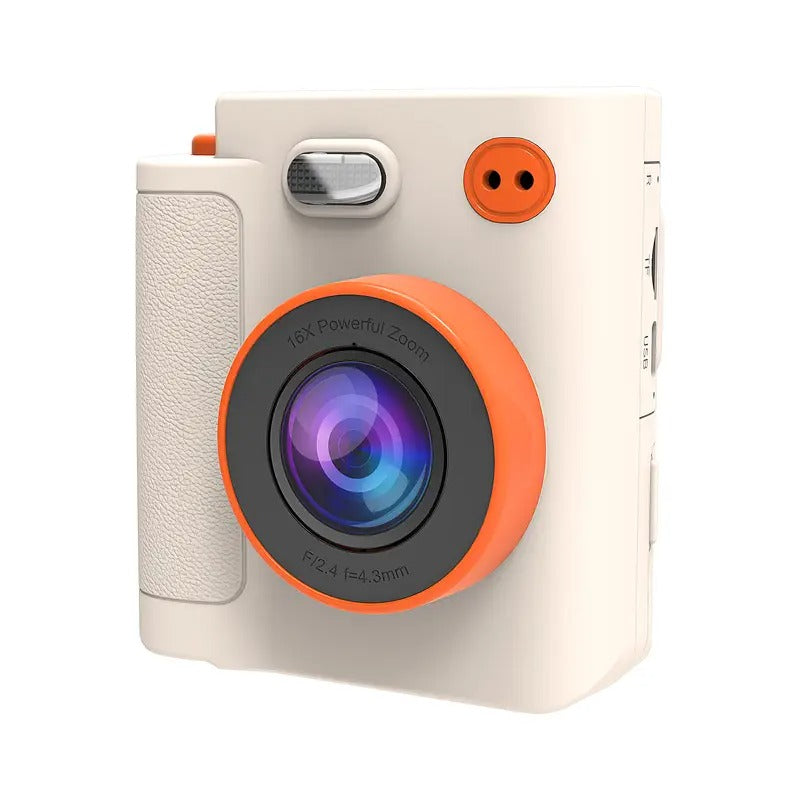 NNETM Kids Print Camera 1080P with Vintage Paper-0